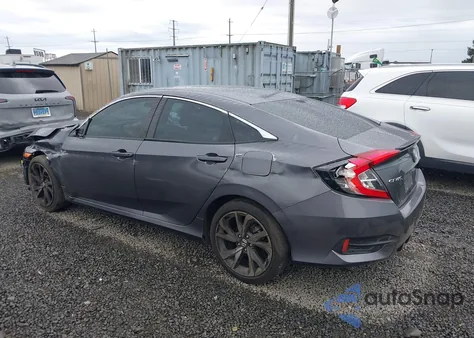 2021 Honda Civic Sport from USA, damaged, VIN 2HGFC2F87MH521861